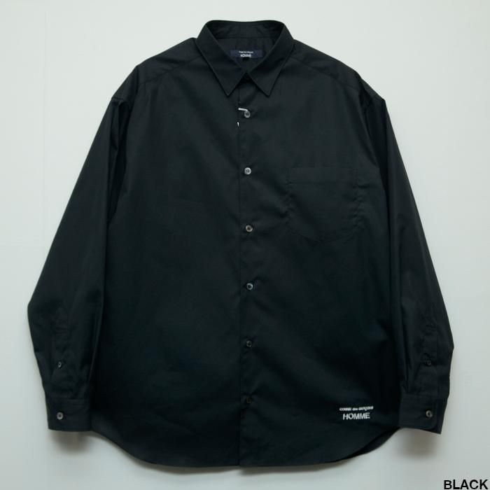 COMME des GARCONS HOMME コムデギャルソン オム 綿ブロードL/Sシャツ
