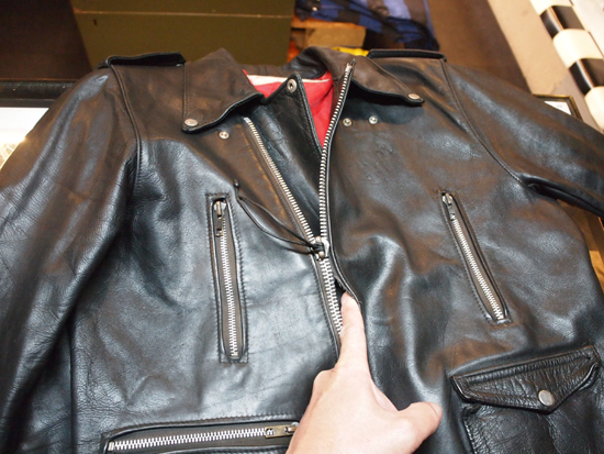 イギリス ヴィンテージ ライダース ロンジャン TTレザー 70年代 英国製