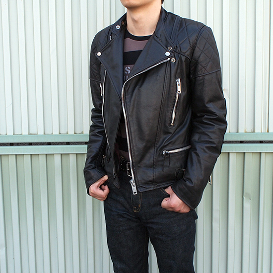 ウルフレザー Wolf レザー ライダース ロンジャン ハードコア パンク