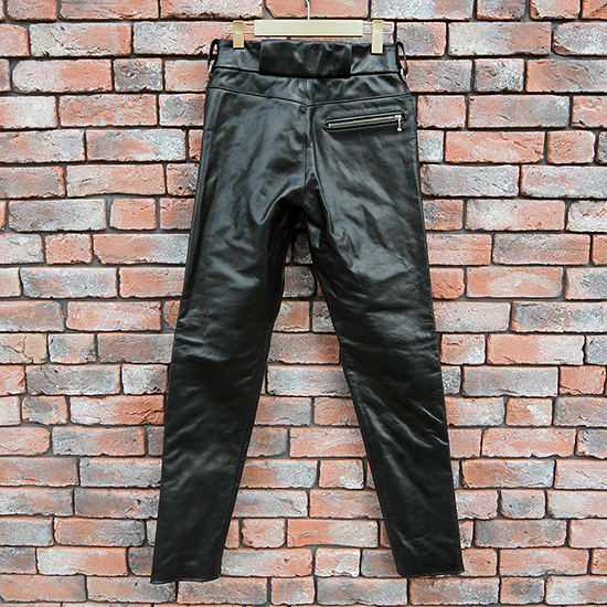 BARKBOX オリジナル レザー スリム パンツ バイカー ハードコア パンク