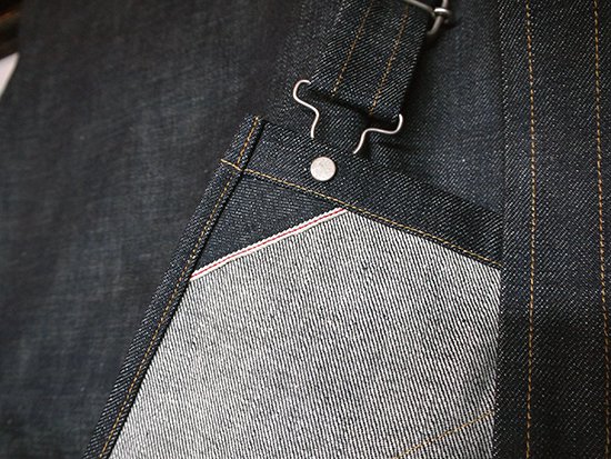 岡山産セルビッチ デニム オーバーオール ダンガリーズ 日本製 ロー