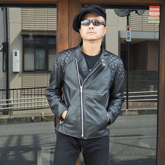 TT Leathers イギリス ヴィンテージ ライダース ロンジャン TT レザー