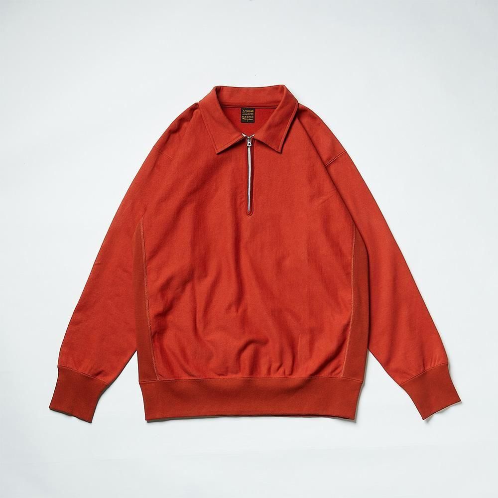 Half Zip Reverse Sweat Shirts - Bricklayer *A vontade アボンタージ