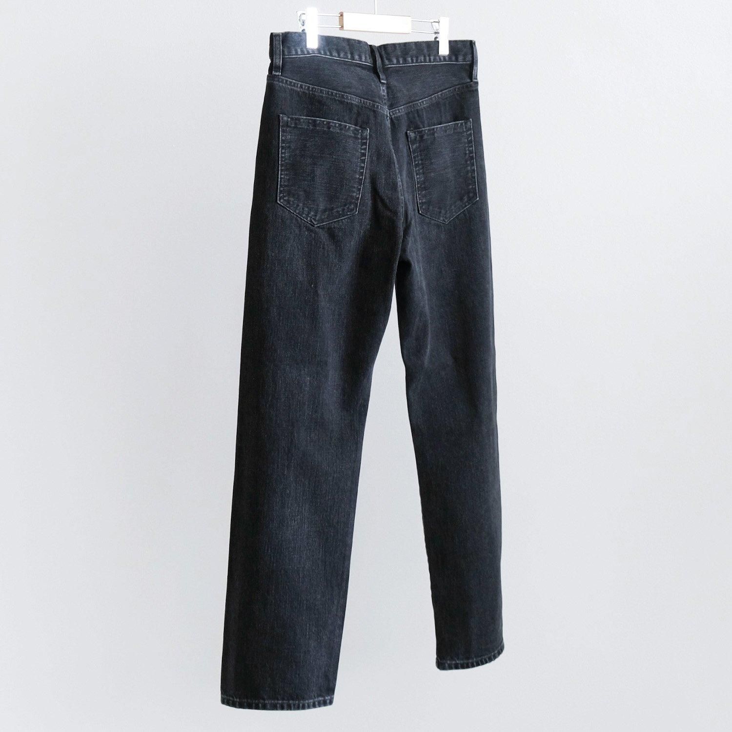 THE STRAIGHT JEAN TROUSERS [BLACK] - WUNDER 大阪 セレクトショップ