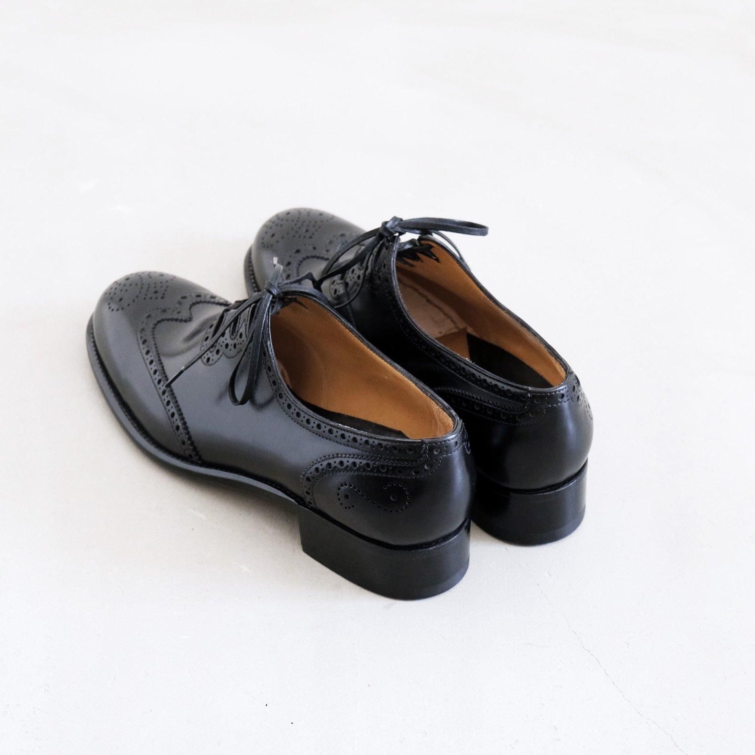 GHILLIE SHOES [BLACK/Freudenberg Box Calf] - WUNDER 大阪 セレクト