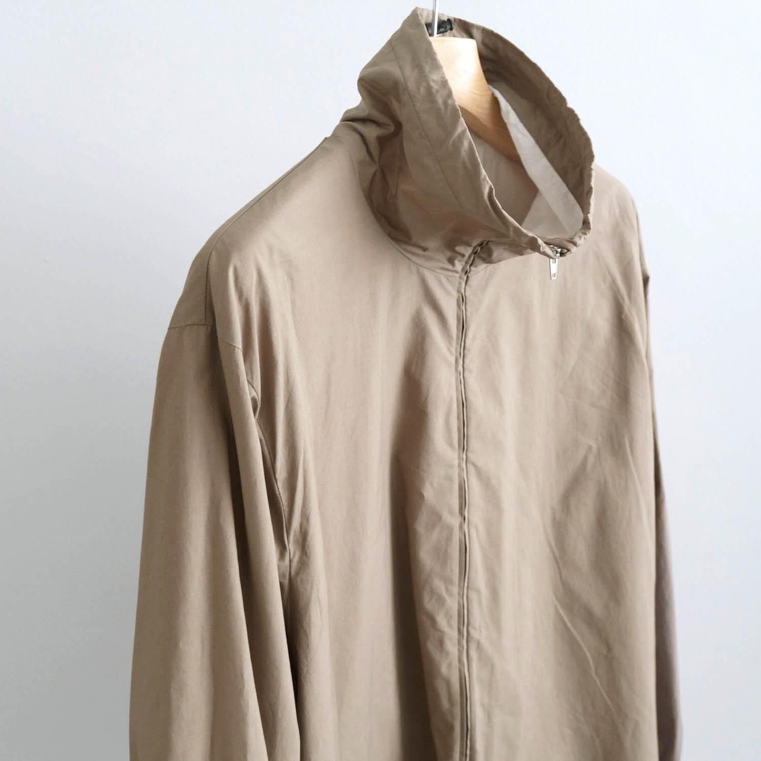 MERCERIZED COTTON STAND PULLOVER [CAMEL] - WUNDER 大阪 セレクト