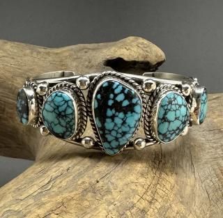 Navajo Ray Jack Inlay Ring - 練馬のインディアンジュエリー・雑貨の