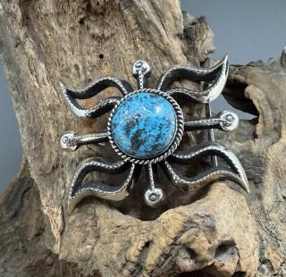 Navajo Ray Jack Inlay Ring - 練馬のインディアンジュエリー・雑貨の