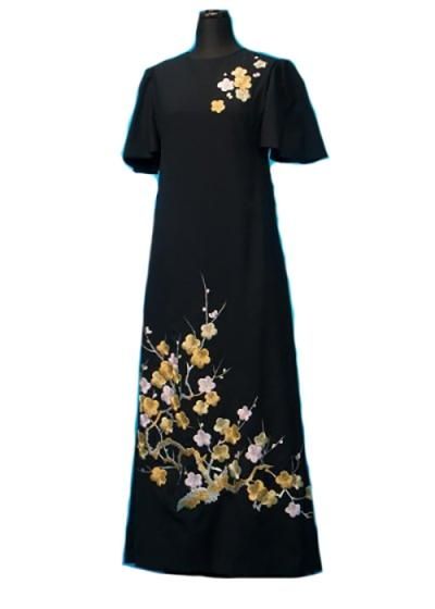 THD7-01◇ロング◇留袖ドレスレンタル 7-9号 (身長168-178バスト72-76