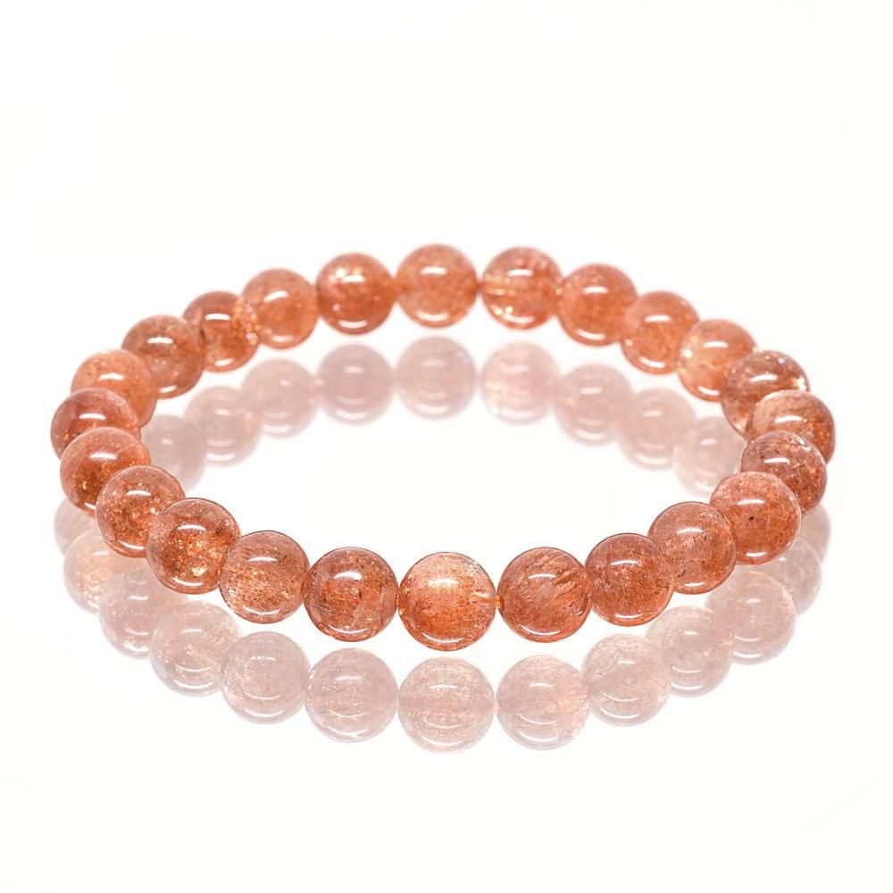 サンストーン ブレスレット 8mm #KL143 - プレミアム天然石専門店