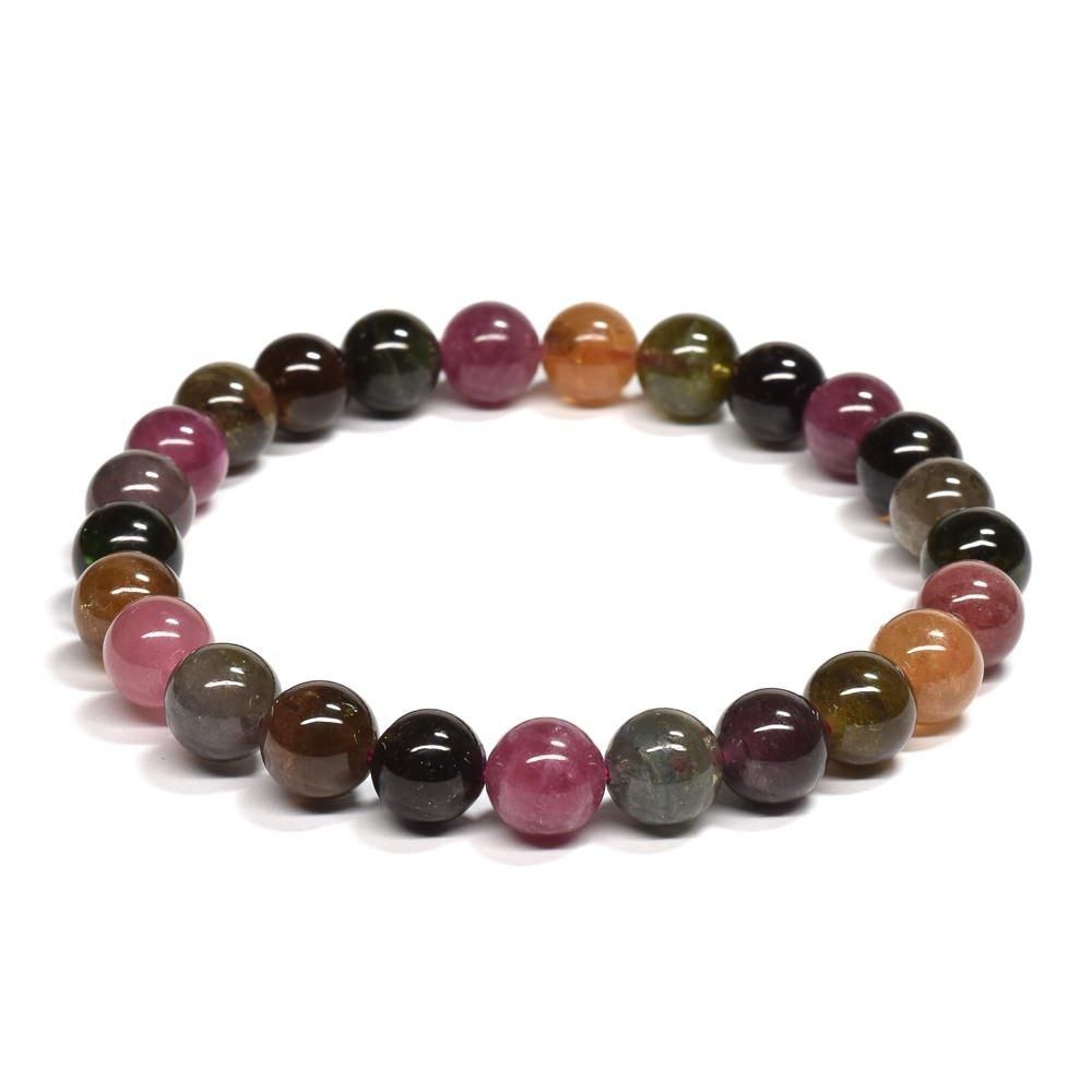 ミックストルマリン ブレスレット 7mm #QM267 - プレミアム天然石専門