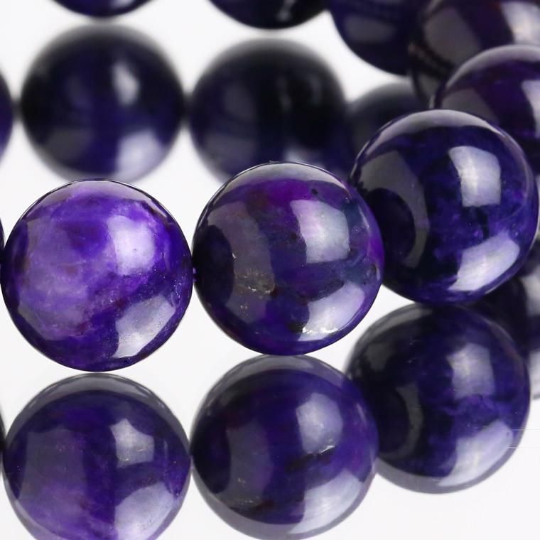 プレミアム] スギライトブレスレット 15mm玉 #DA129 - プレミアム