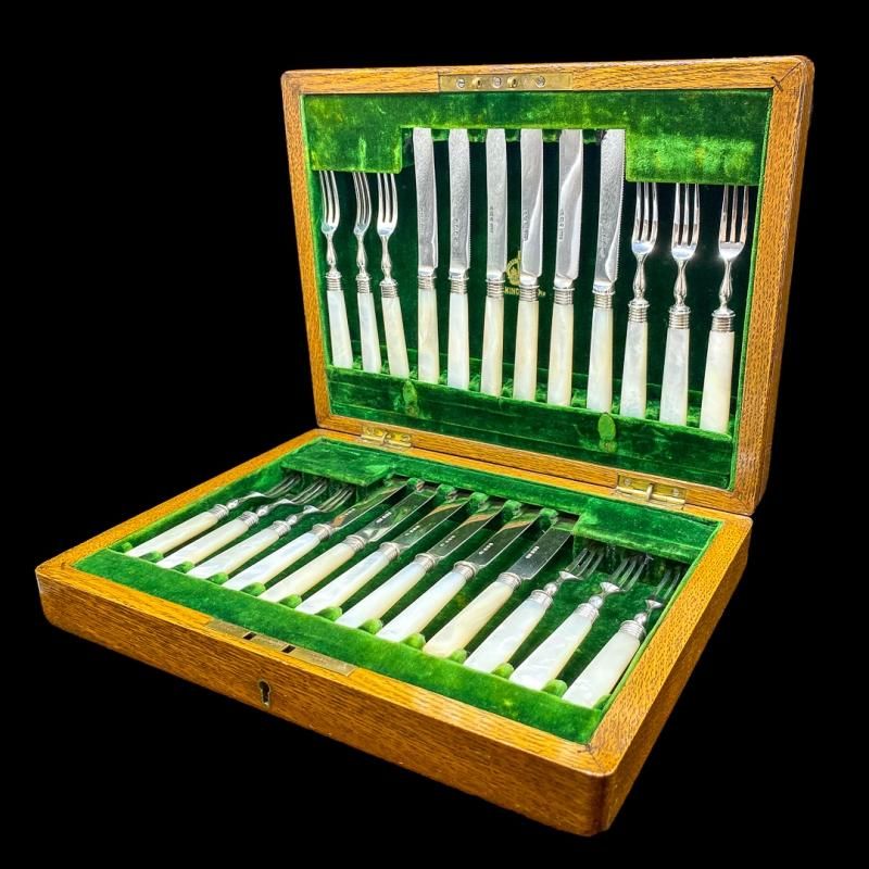 レンタル品】純銀 カトラリーセット（Elkington & Co.） - 鎌倉