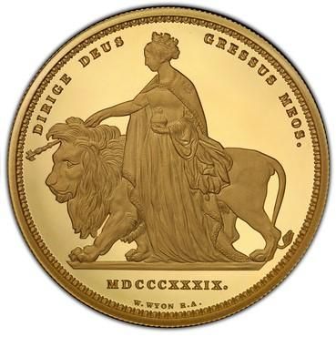 オルダニー 2019 5ポンド 金貨 ウナとライオン エリザベス2世 PR69DCAM