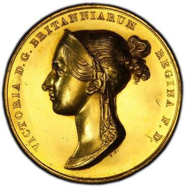 イギリス 1838 ビクトリア 戴冠記念メダル PCGS SP61! - 【鑑定済