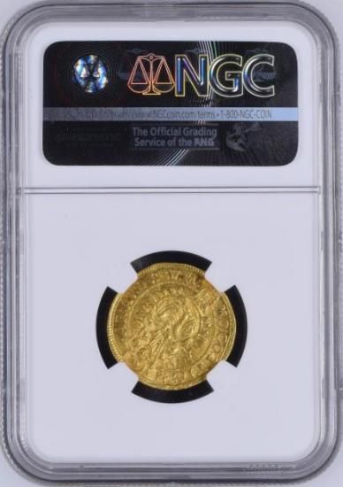 神聖ローマ帝国 ハンガリー 1694年 ダカット金貨 レオポルト1世 聖母