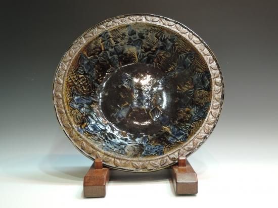 武内晴二郎／色差呉須大鉢 TAKEUCHI Seijirou / Irozashi Gosuobachi