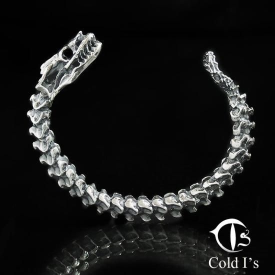 Cold I's,コールドアイズ,Snake Skeleton Bangle,- SILVER SHIELD