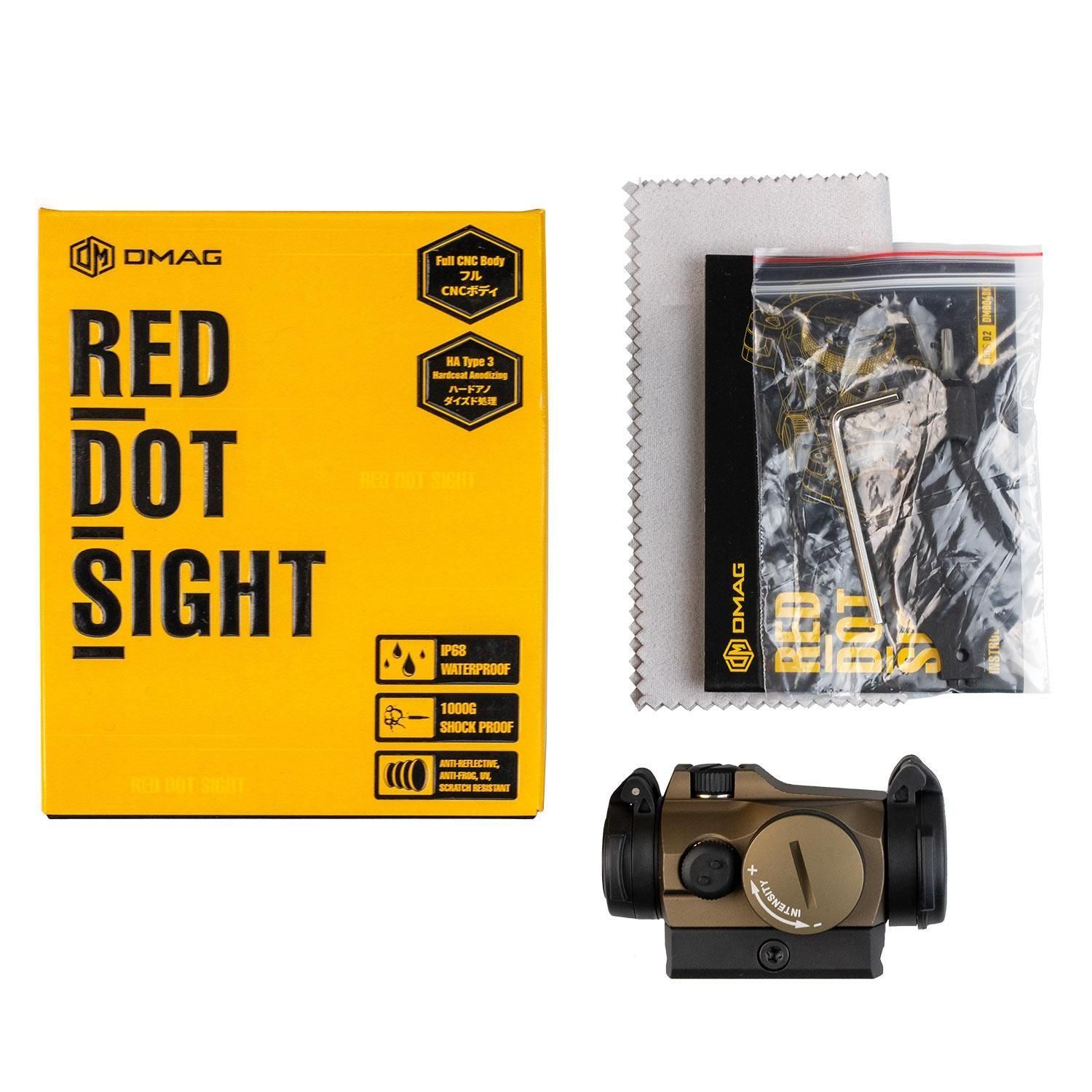 Dmag T2（H2）タイプ サークルドットサイト実銃用工場製造レプリカ FDE