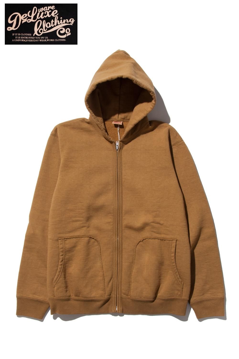 DELUXEWARE(デラックスウエア) フルジップスウェットパーカー HEAVY