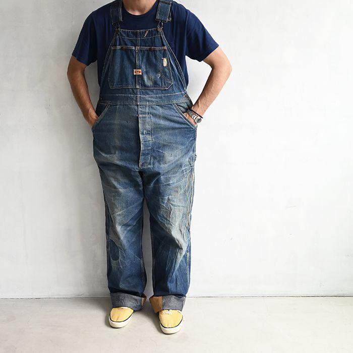 GO PFOR DENIM OVERALL（AMASING REPAIR） - 古着屋 ｜ mushroom