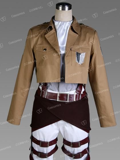 進撃の巨人 調査兵団服（リヴァイVer.）｜ここみねっと。のコスプレ衣装