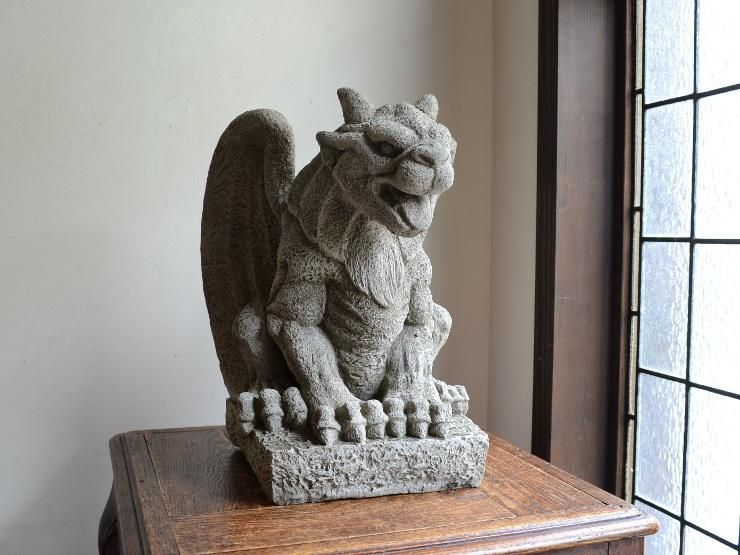 ガーデニングオーナメント ガーゴイルオブジェ｜アンティーク雑貨