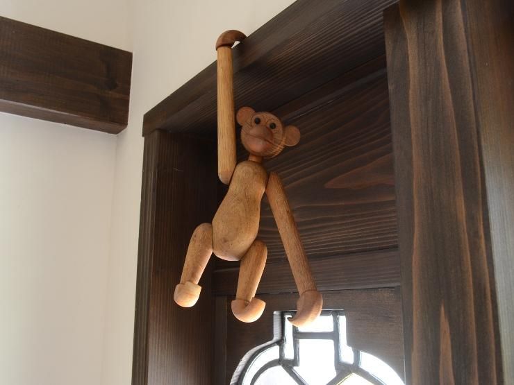 ヴィンテージ 猿モチーフ 木製 オブジェ｜アンティーク雑貨｜CHELSEA