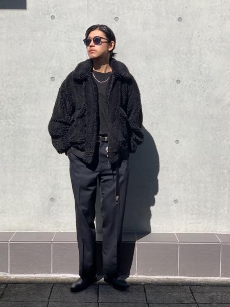 DELUXE (デラックス) NEACOLA (ボアジャケット) BLACK