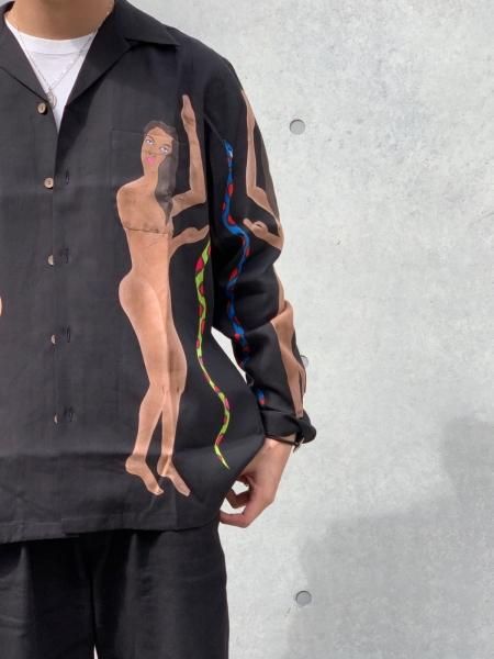 WACKO MARIA (ワコマリア) OPEN COLLAR SHIRT (オープンカラーシャツ