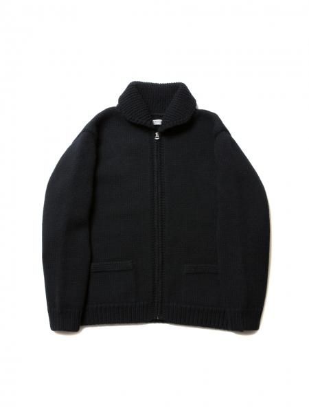 COOTIE (クーティー) Cowichan Knit(カウチンニット) Black x Red