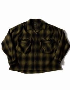WACKO MARIA (ワコマリア) LEOPARD FLANNEL OPEN COLLAR SHIRT