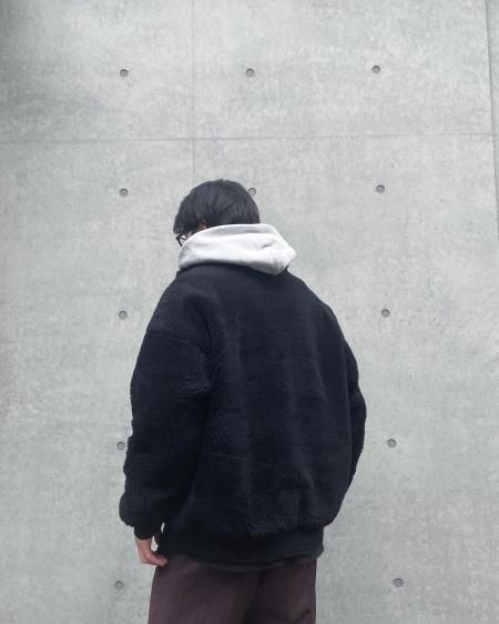 DELUXE (デラックス) NEACOLA (ボアジャケット) BLACK