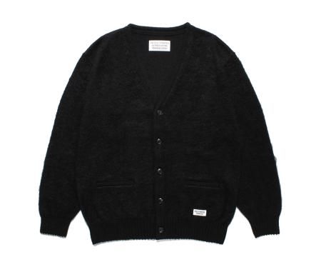WACKO MARIA (ワコマリア) MOHAIR CARDIGAN (モヘアカーディガン) BLACK