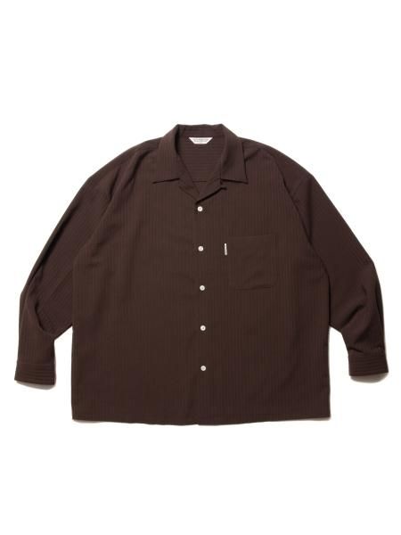 COOTIE (クーティー) T/W Sucker Open Collar L/S Shirt (T/Wサッカー