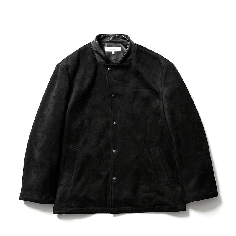 FAKE SUEDE COACH JACKET - 【MODERATE GENERALLY-モデレイトジェネ