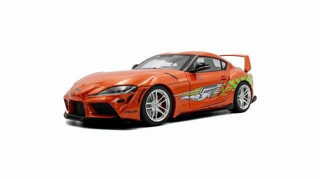 ソリド】 1/18 トヨタ GR スープラ トリビュート 2024 (オレンジ
