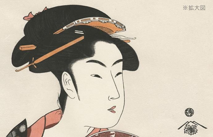 浮世絵 喜多川歌麿 美人画 高島おひさ- 【竹笹堂Online】木版画アート