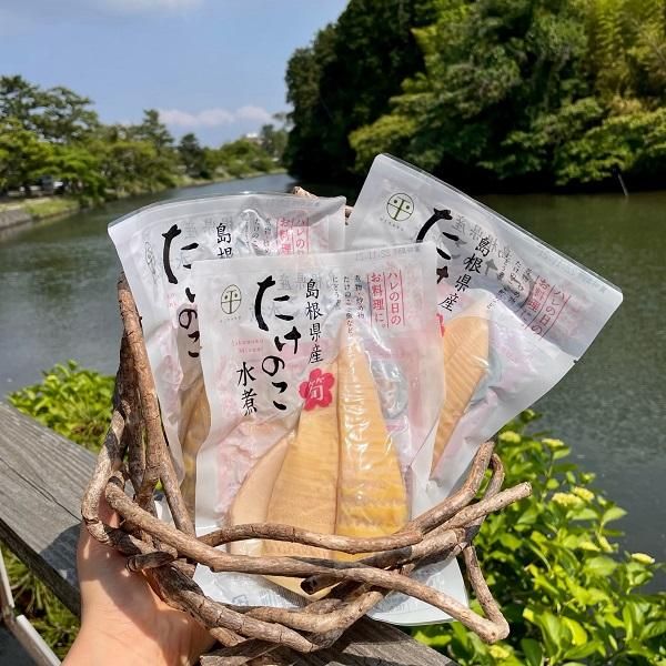 島根県産たけのこ水煮カット200g〈無添加〉【松江市・平野缶詰製造