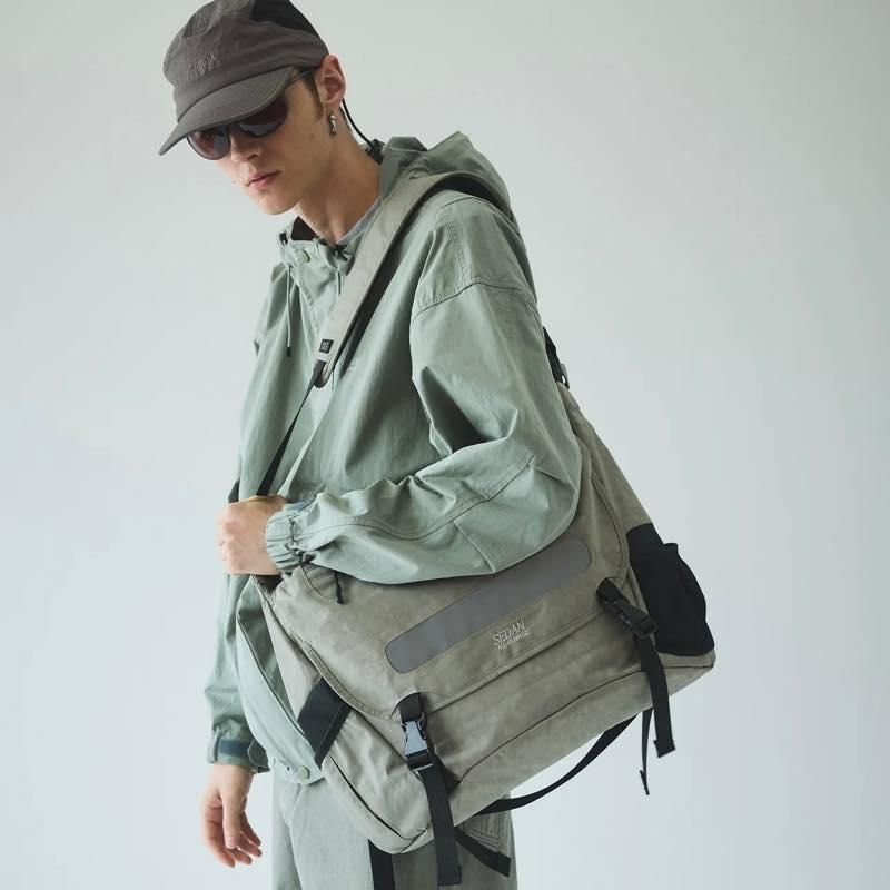 OVERDYED NYLON MESSENGER BAG | SEDAN ALL-PURPOSE - セダンオール