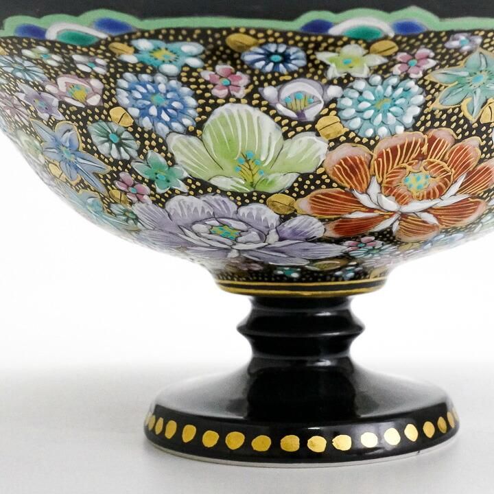 台皿 色絵金襴花詰 / 高 聡文 ｜九谷焼の販売専門店 陶らいふ