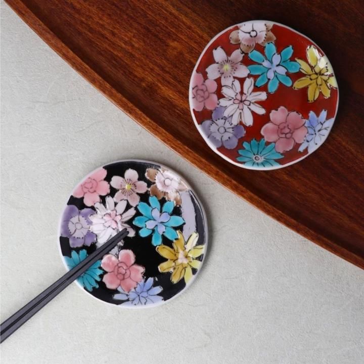 ペア豆皿 花詰 佐藤剛志 | 九谷焼の販売専門店 陶らいふ