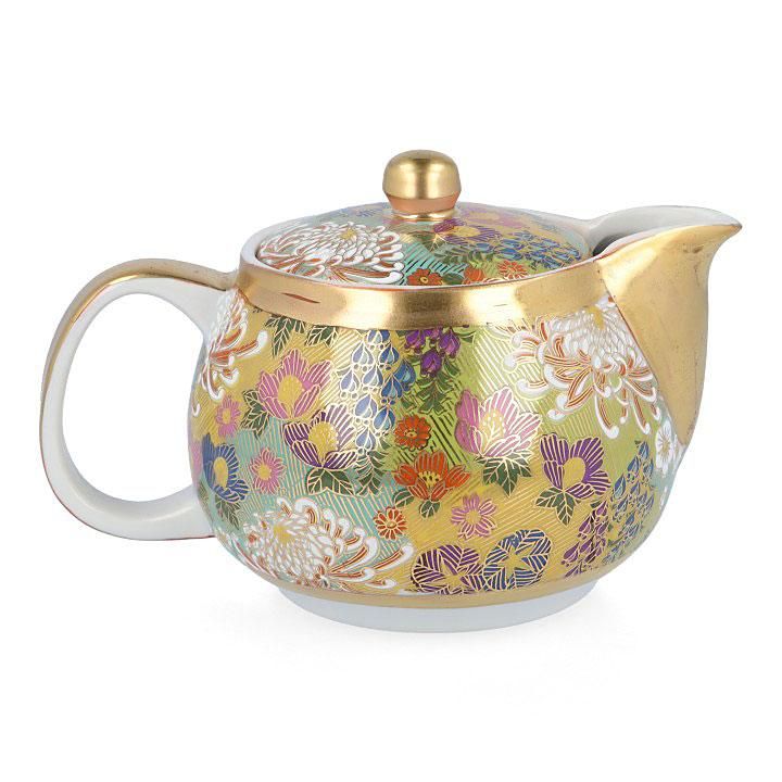 ポット急須 上花詰 | 九谷暁堂 - 九谷焼専門店の陶らいふ