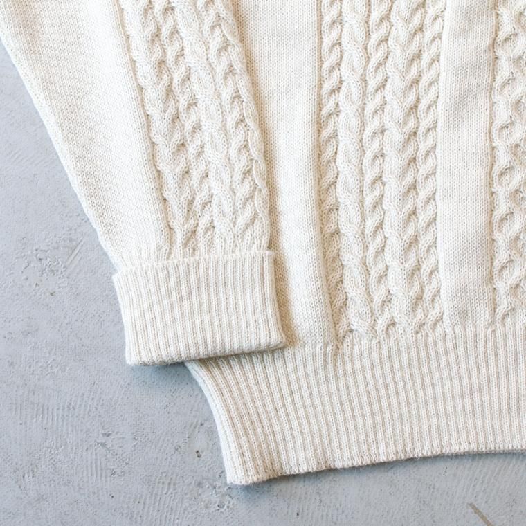 THE ART OF WOOL 100% Alpaca Sweater アルパカセーター ナチュラル