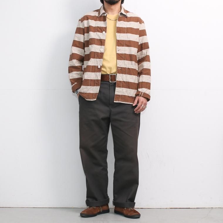 ウエアハウス WAREHOUSE Lot 2215 BROWN PRISONER JACKET ワンウォッシュ