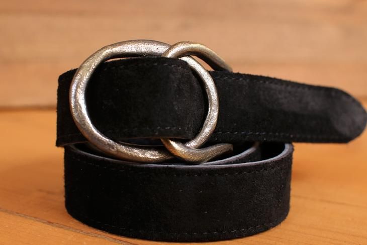 TROPHY CLOTHING トロフィークロージング W RING SUEDE BELT ダブル