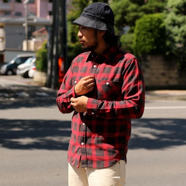 ファイブブラザー FIVE BROTHER ヘビーフランネルワークシャツ HEAVY