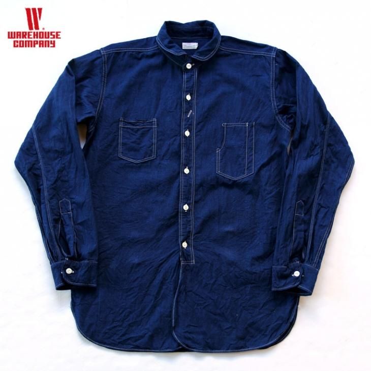 ウエアハウス WAREHOUSE Lot3017 シャツ ワークシャツ シャンブレー
