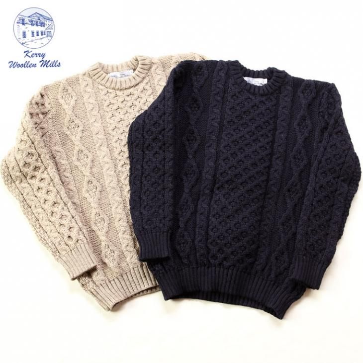 ケリーウーレンミルズ KERRY WOLLEN MILLS ニット セーター アラン