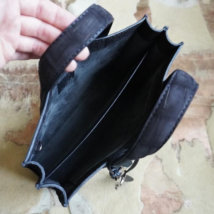 クロコちょい持ちバッグ」 アンルームモデル